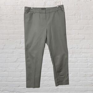 Liz Claiborne Emma Women’s Gray Ankle Pants Classic Dress Career Work Size 10